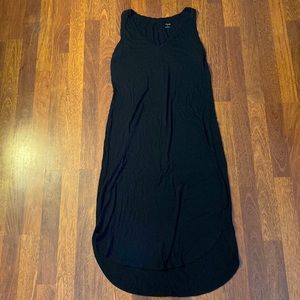 Daily Ritual Black Minimalist Dress Soft Beach Coverup Size Medium
